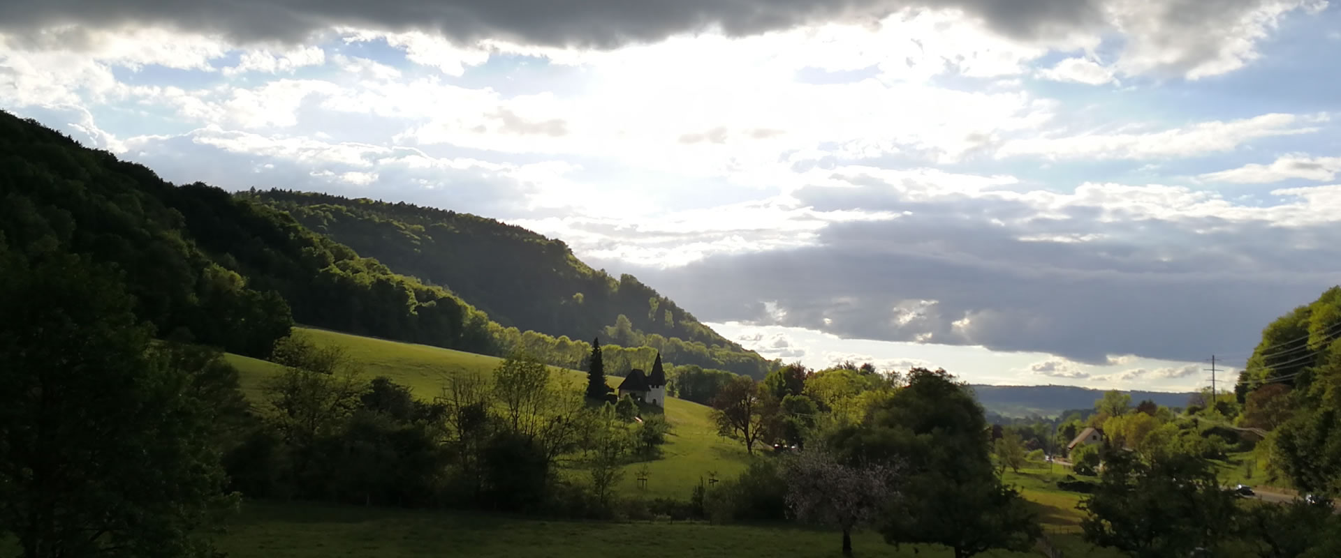 DAS ZOLLHAUS - Altes Zollhaus in Riedern am Sand (Klettgau) Aussicht nach Westen