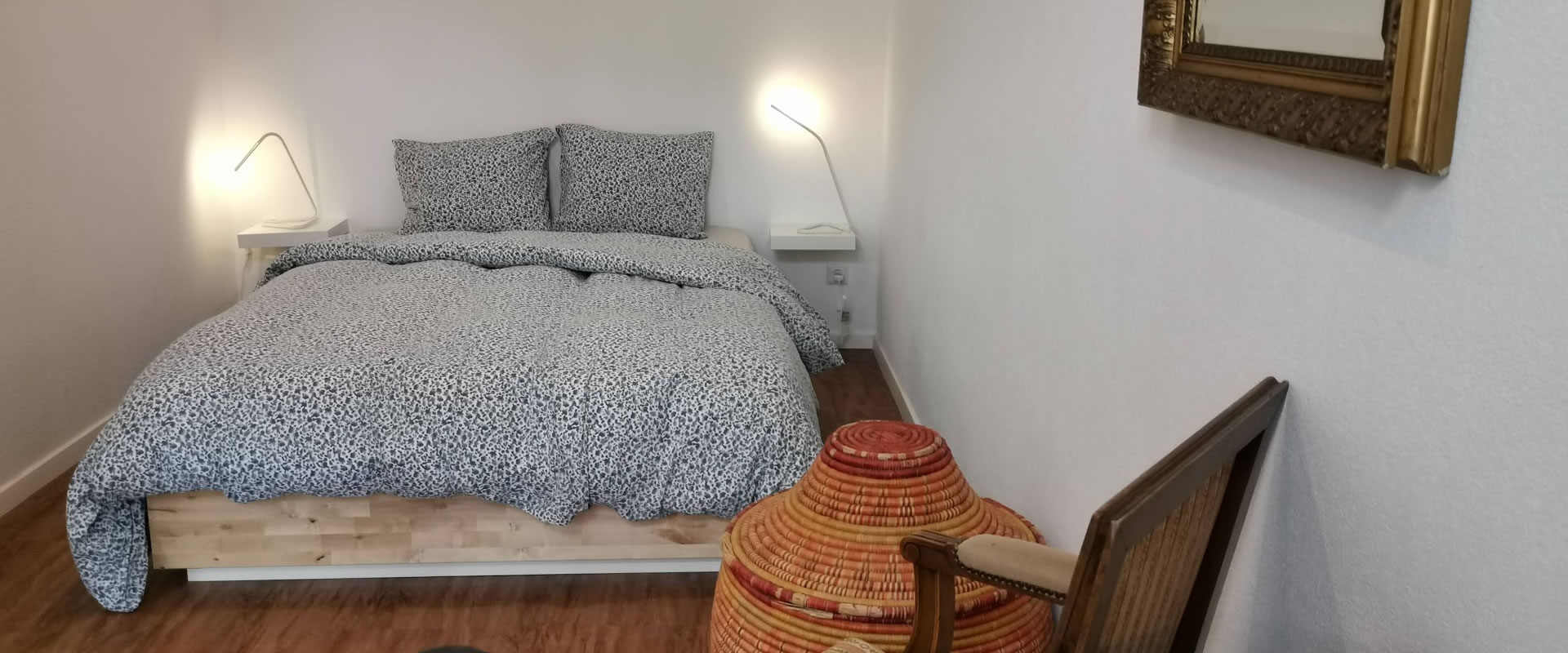 DAS ZOLLHAUS - Altes Zollhaus in Riedern am Sand, Klettgau, Nordost Wohnung, Schlafzimmer