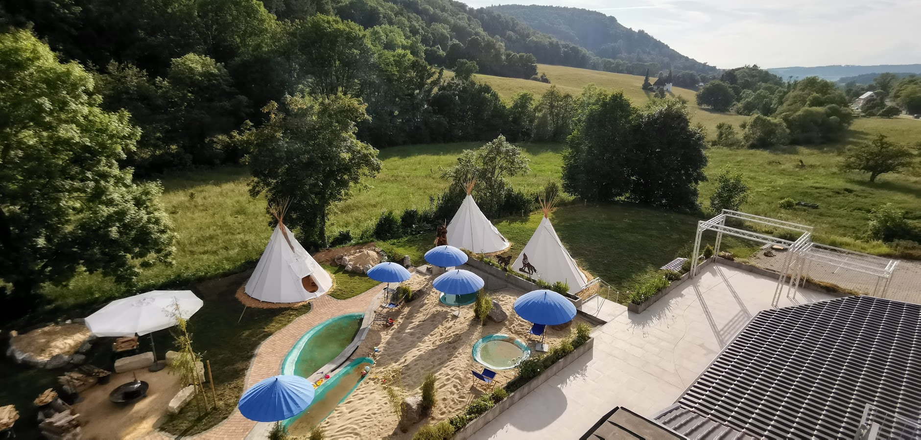 DAS ZOLLHAUS - Altes Zollhaus in Riedern am Sand, Klettgau, Loft Wohnung, Schlafzimmer